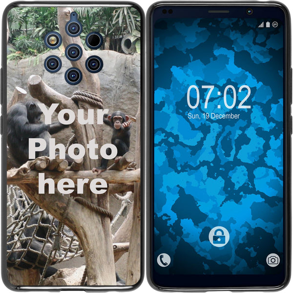 Nokia 9 PureView Personalisierte Handyhülle  schwarz zum se