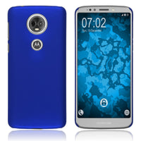 Hardcase für Motorola Moto E5 Plus gummiert blau