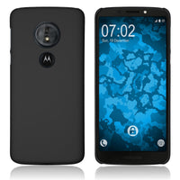 Hardcase für Lenovo Moto G6 Play gummiert schwarz