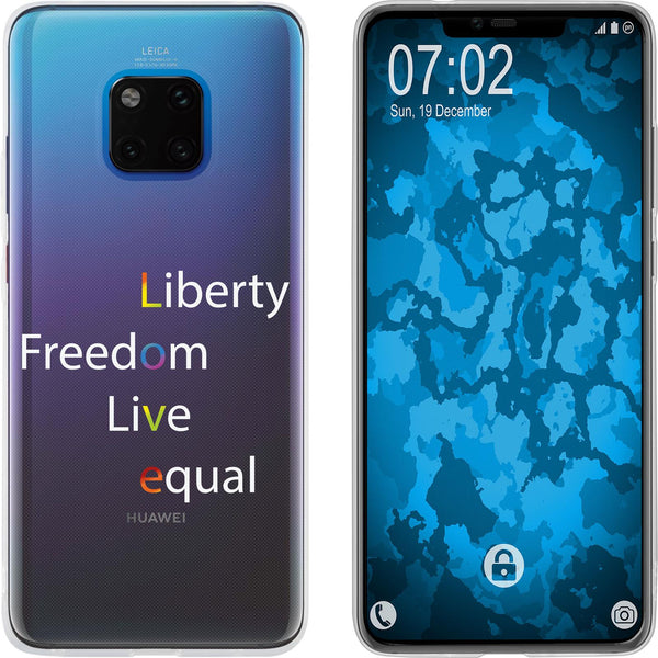 Mate 20 Pro Silikon-Hülle pride Wörter M2 Case