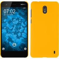 Hardcase für  Nokia 2 gummiert gelb