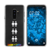 Galaxy S9 Plus Silikon-Hülle pride Beziehung M1 Case