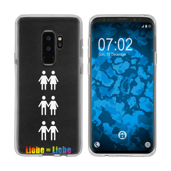 Galaxy S9 Plus Silikon-Hülle pride Beziehung M1 Case