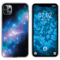 iPhone 11 Pro Max Silikon-Hülle Space Blue Belt M4 Case