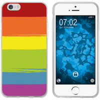 iPhone 6 Plus / 6s Plus Silikon-Hülle pride Regenbogen M6 Ca