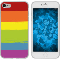 iPhone 7 / 8 / SE 2020 Silikon-Hülle pride Regenbogen M6 Cas