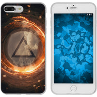 iPhone 7 Plus / 8 Plus Silikon-Hülle Element Feuer M3 Case