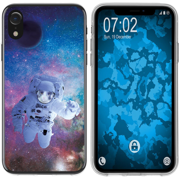 iPhone Xr Silikon-Hülle Space Catronaut M5 Case