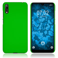 Hardcase für Huawei Y7 Pro 2019 (Enjoy 9) gummiert grün