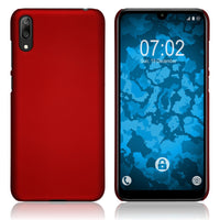 Hardcase für Huawei Y7 Pro 2019 (Enjoy 9) gummiert rot