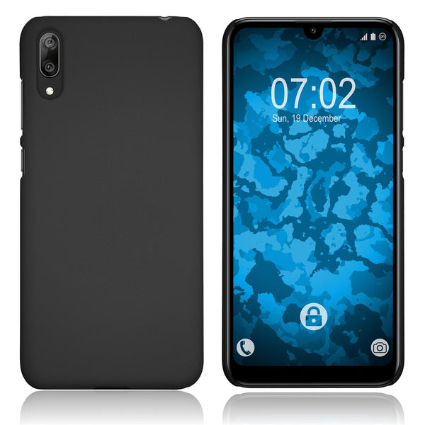 Hardcase für Huawei Y7 Pro 2019 (Enjoy 9) gummiert schwarz