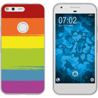 Pixel Silikon-Hülle pride Regenbogen M6 Case