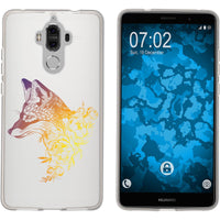 Mate 9 Silikon-Hülle Floral Fuchs M1-3 Case