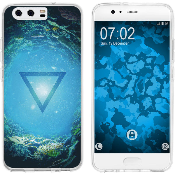 P10 Plus Silikon-Hülle Element Wasser M4 Case