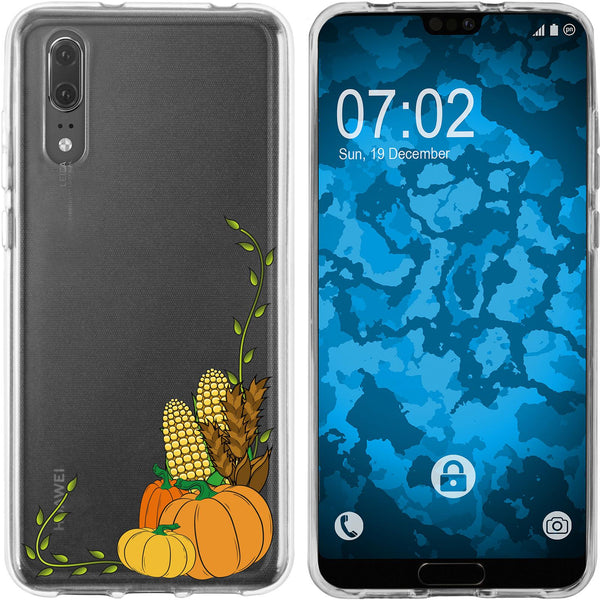 P20 Silikon-Hülle Herbst Erntedankfest/Thanksgiving M5 Case