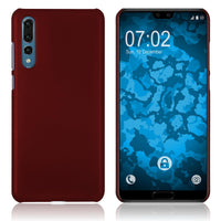 Hardcase für Huawei P20 Pro gummiert rot