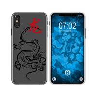 iPhone Xs Max Silikon-Hülle Tierkreis Chinesisch M5 Case