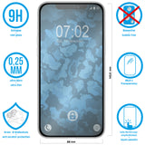 1x Glas-Folie klar full-screen curved für Apple iPhone 13 / 13 Pro - Panzerglas für iPhone 13 / 13 Pro