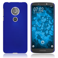 Hardcase für Motorola Moto E5 (5th Gen) gummiert blau