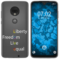 Moto G7 Silikon-Hülle pride Wörter M2 Case