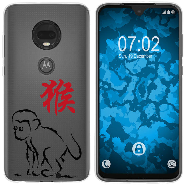 Moto G7 Silikon-Hülle Tierkreis Chinesisch M9 Case