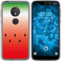 Moto G7 Play Silikon-Hülle Sommer Melone M5 Case