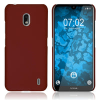 Hardcase für  Nokia 2.2 gummiert rot