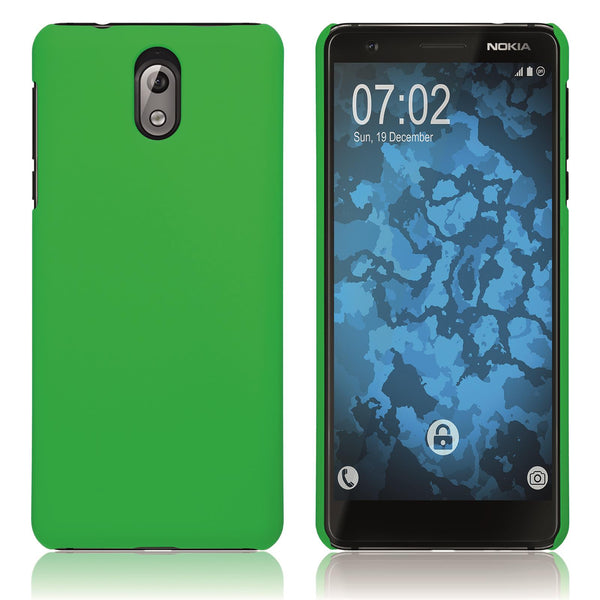 Hardcase für  Nokia 3.1 gummiert grün