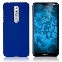 Hardcase für  Nokia 7.1 gummiert blau