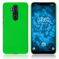 Hardcase für  Nokia 8.1 (X7) gummiert grün