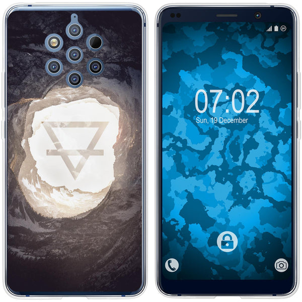 Nokia 9 PureView Silikon-Hülle Element Erde M2 Case