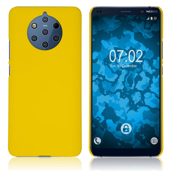 Hardcase für  Nokia 9 PureView gummiert gelb