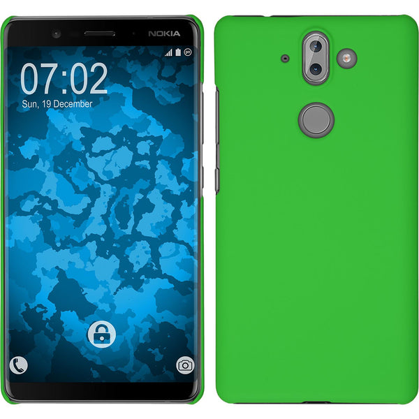 Hardcase für  Nokia 9 gummiert grün