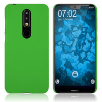 Hardcase für  Nokia 6.1 Plus (X6) gummiert grün