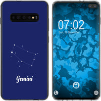 Galaxy S10 Plus Silikon-Hülle SternzeichenGemini M12 Case