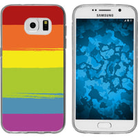 Galaxy S7 Silikon-Hülle pride Regenbogen M6 Case