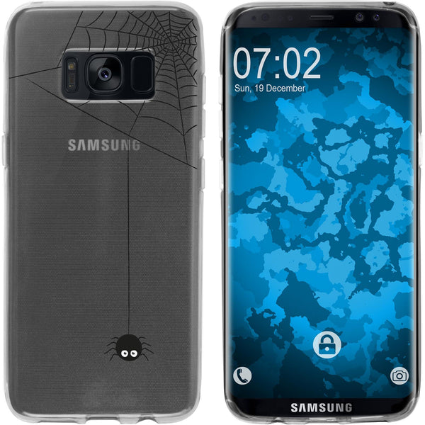 Galaxy S8 Silikon-Hülle Herbst Spinne/Spider M3 Case