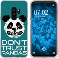 Galaxy S9 Plus Silikon-Hülle Crazy Animals Panda M2 Case