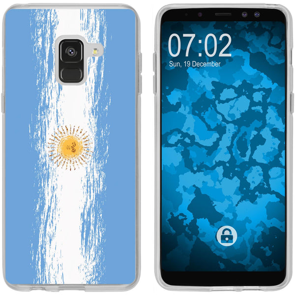 Galaxy A8 Plus (2018) Silikon-Hülle WM Argentinien M1 Case