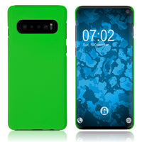 Hardcase für Samsung Galaxy S10 gummiert grün