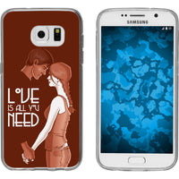 Galaxy S7 Silikon-Hülle in Love M3 Case