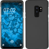 Hardcase für Samsung Galaxy S9 Plus gummiert schwarz