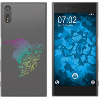 Xperia XZs Silikon-Hülle Floral Rabe M4-4 Case