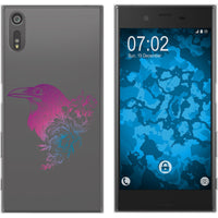 Xperia XZs Silikon-Hülle Floral Rabe M4-6 Case