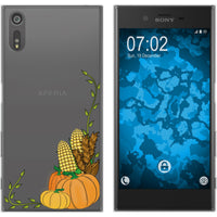 Xperia XZs Silikon-Hülle Herbst Erntedankfest/Thanksgiving M