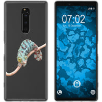 Xperia 1 Silikon-Hülle Vektor Tiere Camelion M7 Case